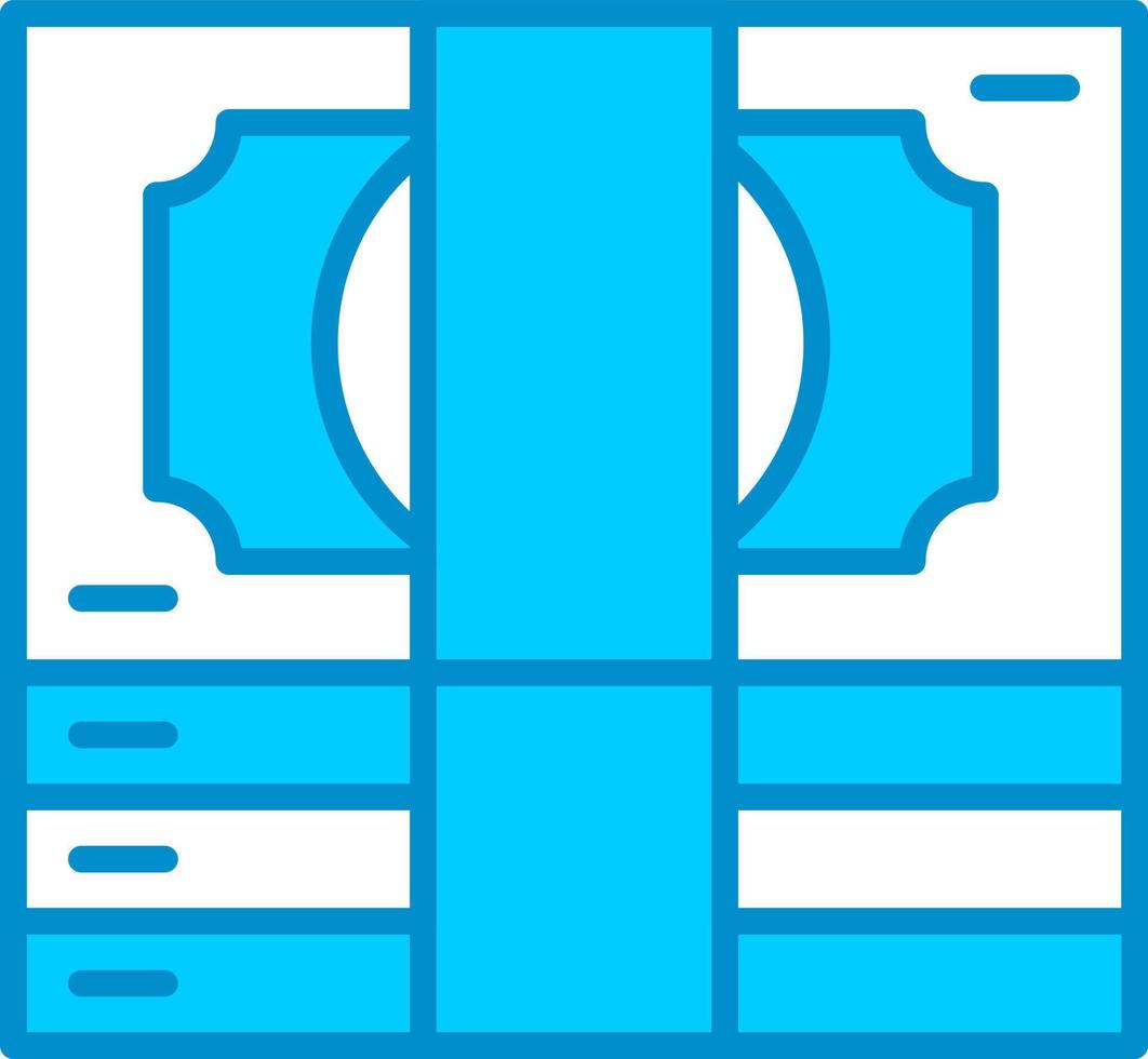 conception d'icône créative de liasse d'argent vecteur
