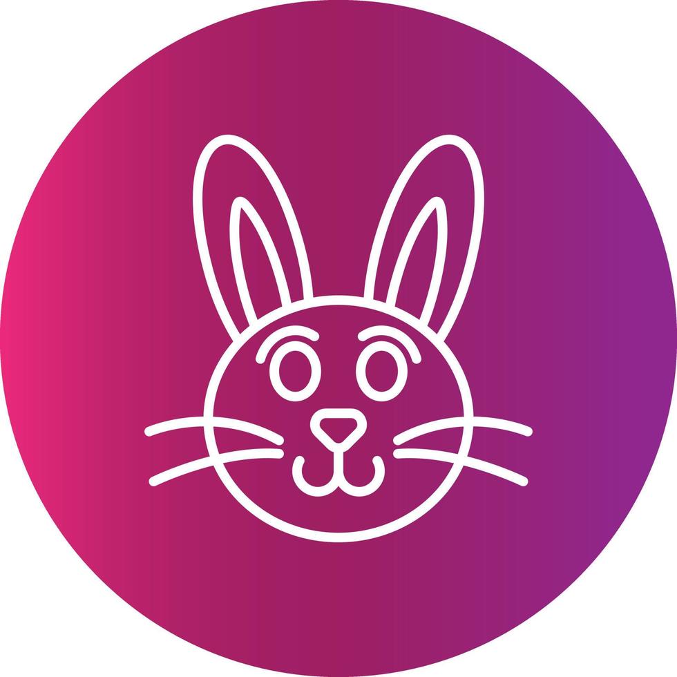 conception d'icône créative lapin vecteur