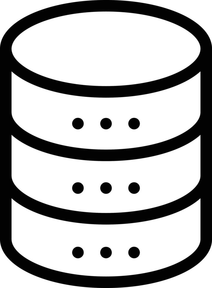 illustration vectorielle de base de données sur un fond. symboles de qualité premium. icônes vectorielles pour le concept et la conception graphique. vecteur