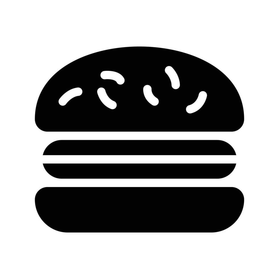 illustration vectorielle de hamburger sur fond.symboles de qualité premium.icônes vectorielles pour le concept et la conception graphique. vecteur