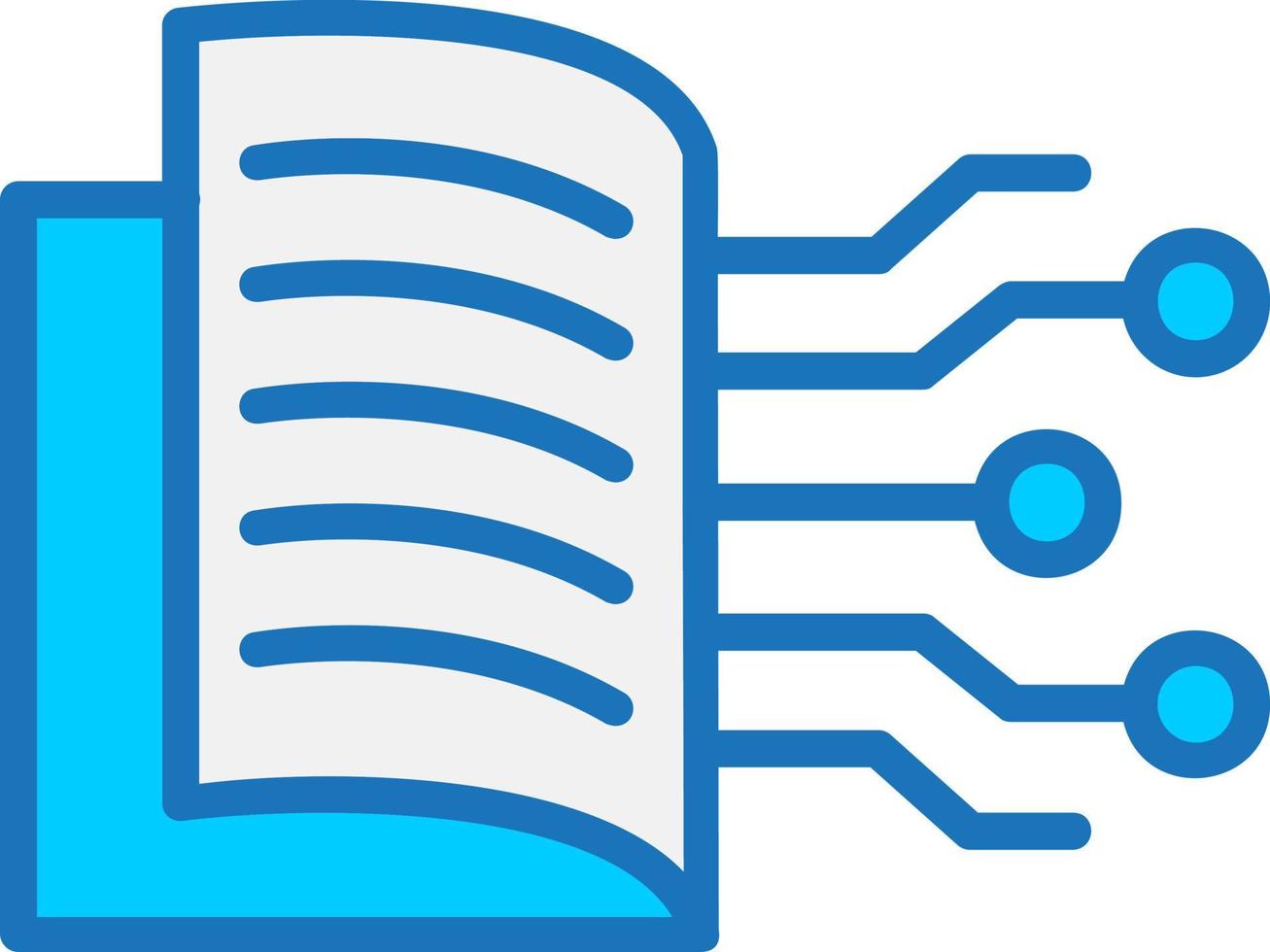 icône de vecteur de livre numérique