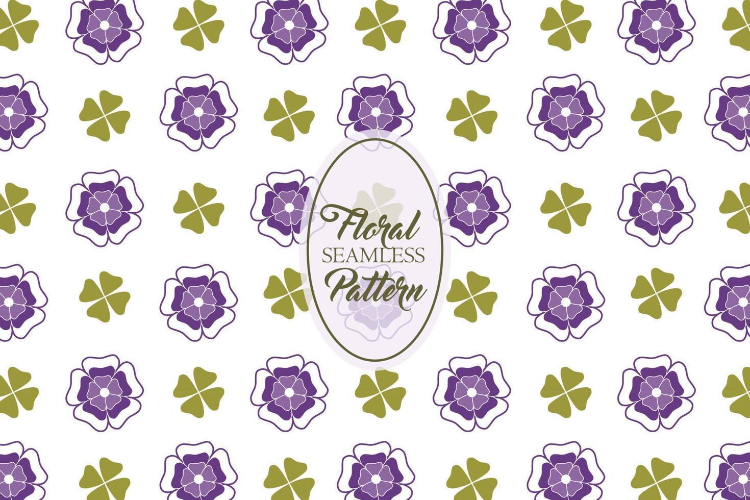 forme florale géométrique violet vecteur abstrait motif de répétition sans couture