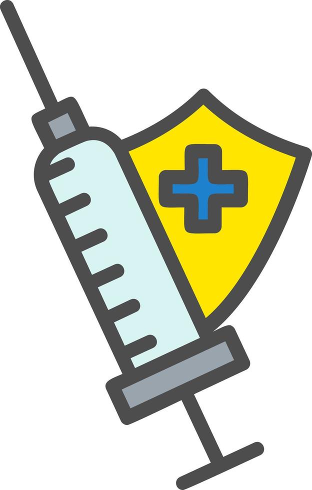 conception d'icône de vecteur de vaccination