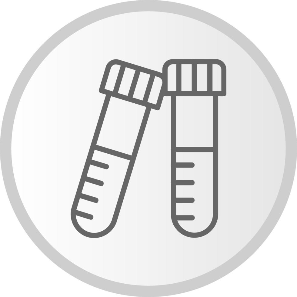 conception d'icônes vectorielles de tubes à essai vecteur