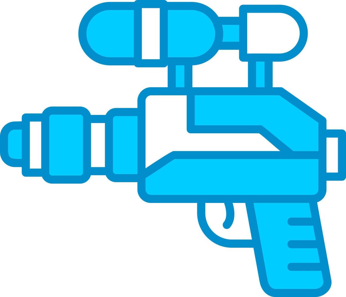 conception d'icône créative de pistolet à eau vecteur