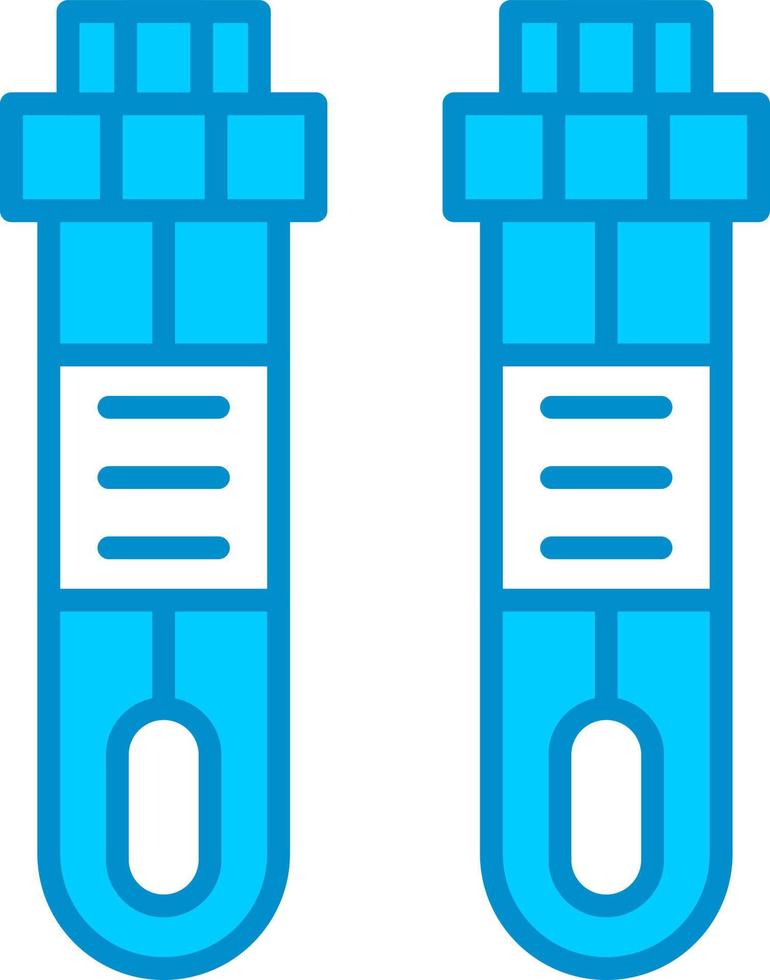conception d'icône créative de test sanguin vecteur