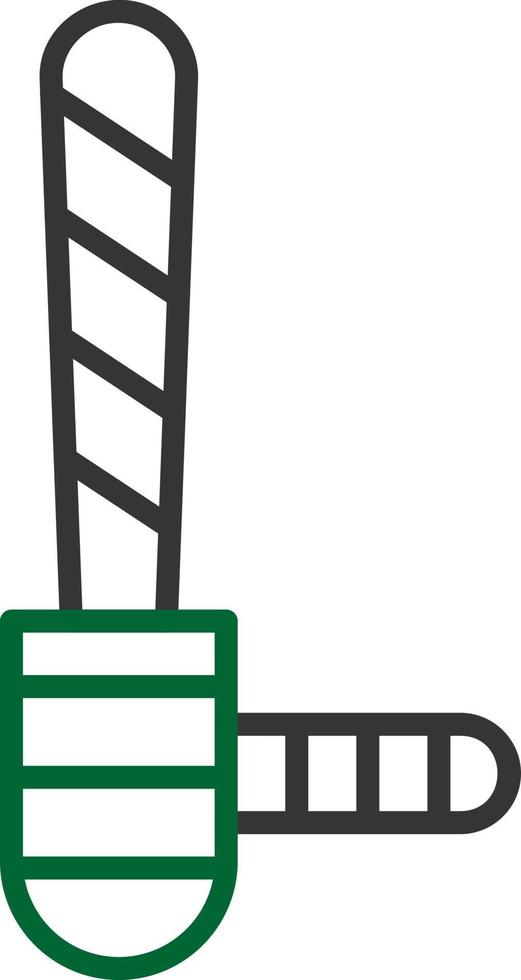 conception d'icône créative de bâton vecteur