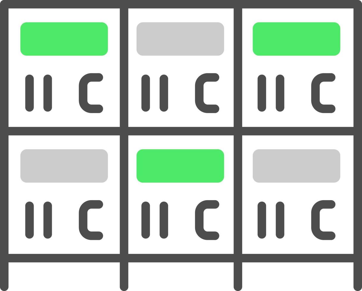 conception d'icône créative de casier vecteur