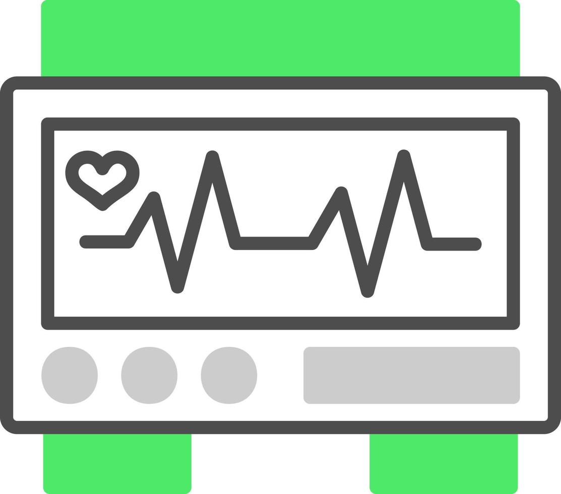 conception d'icône créative moniteur ekg vecteur