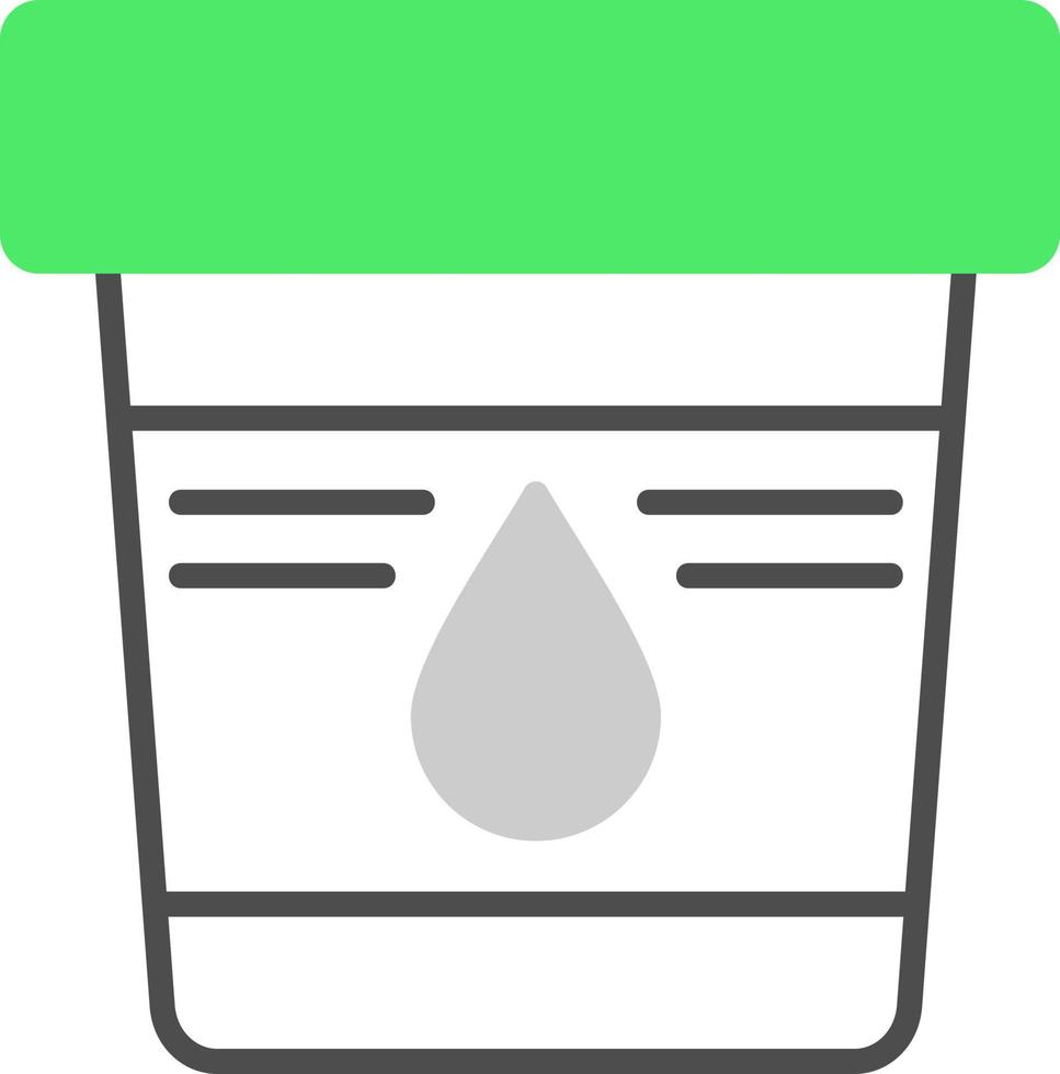conception d'icône créative d'échantillon d'urine vecteur