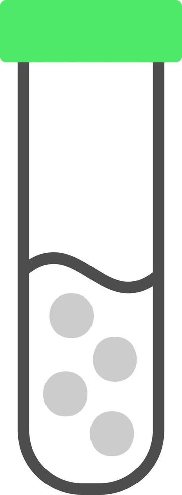 conception d'icône créative de tube à essai vecteur