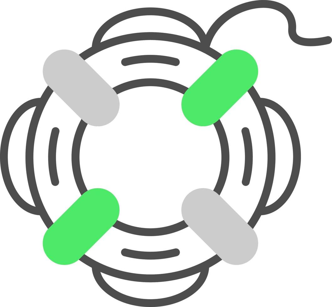 conception d'icône créative de sauvetage vecteur