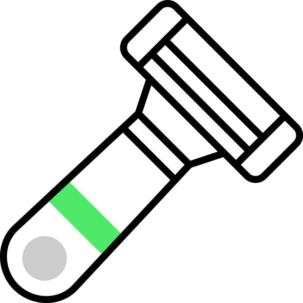 conception d'icône créative de rasoir vecteur