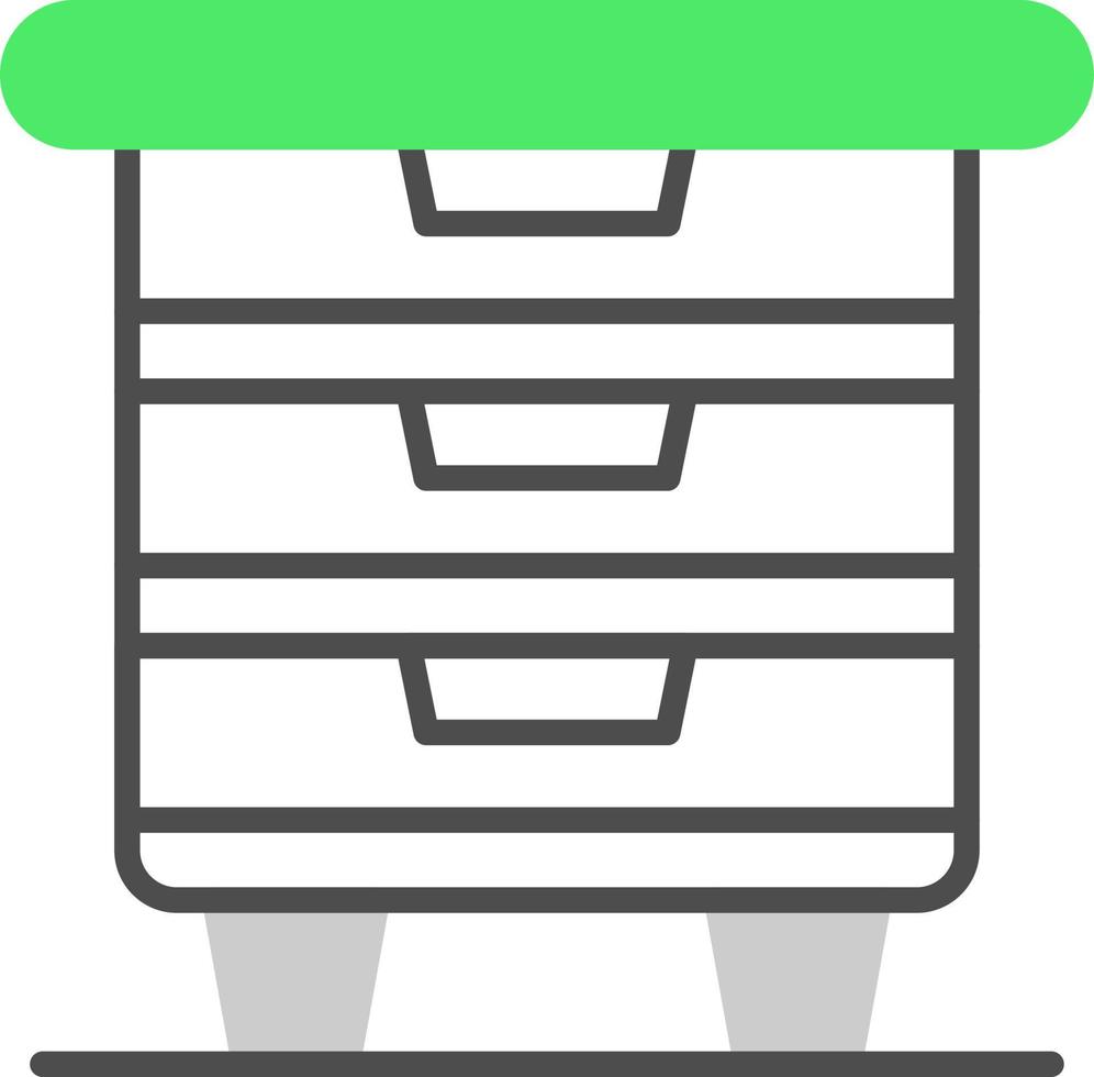 conception d'icône créative commode vecteur