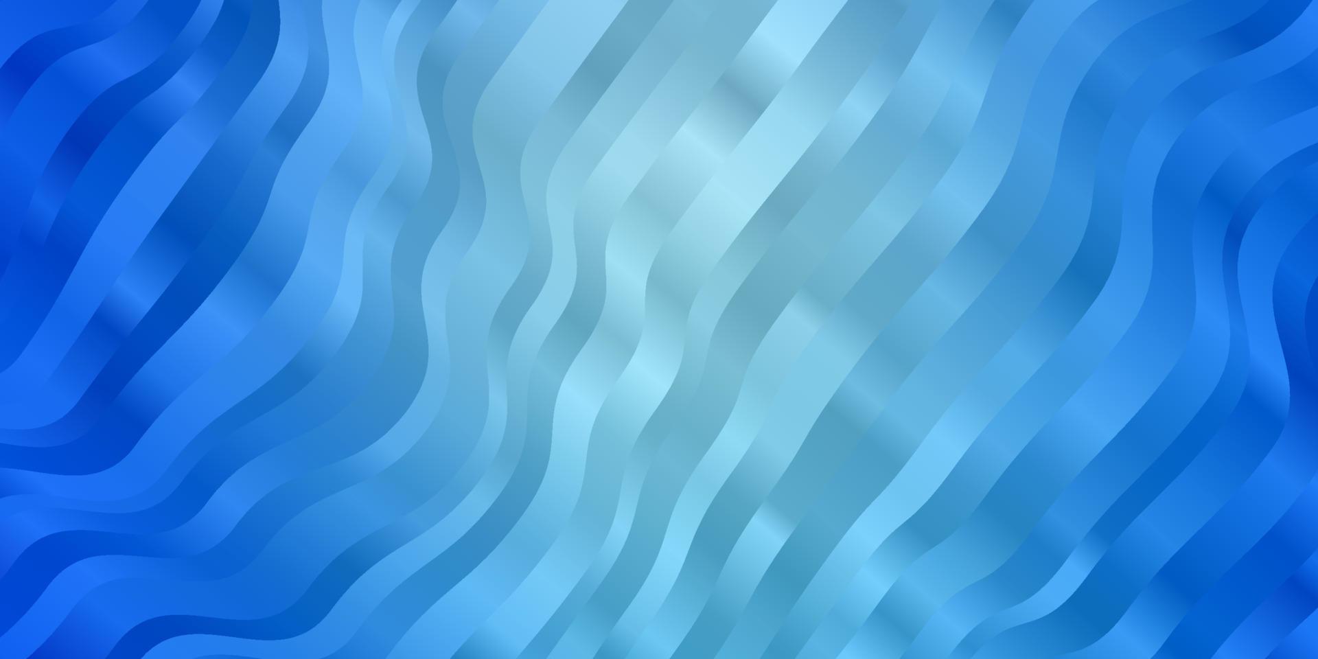 modèle vectoriel bleu clair avec des lignes courbes.