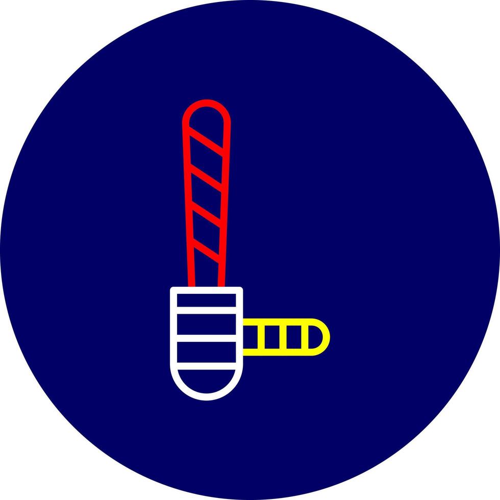 conception d'icône créative de bâton vecteur