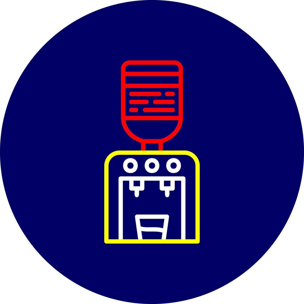 conception d'icône créative de distributeur vecteur