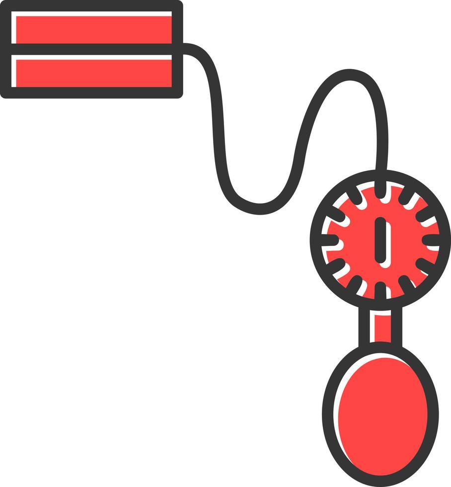conception d'icône créative tensiomètre vecteur