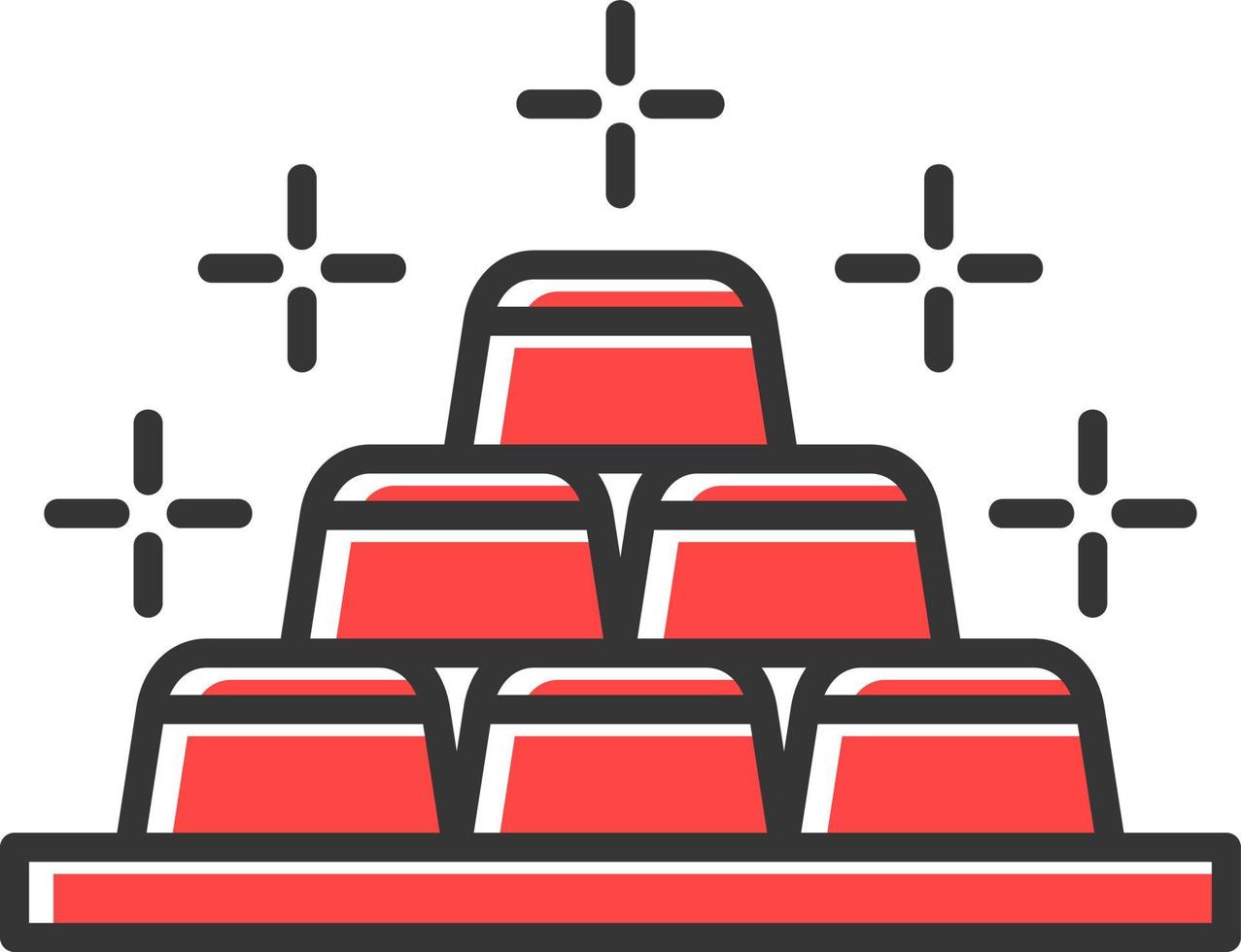 conception d'icône créative or vecteur