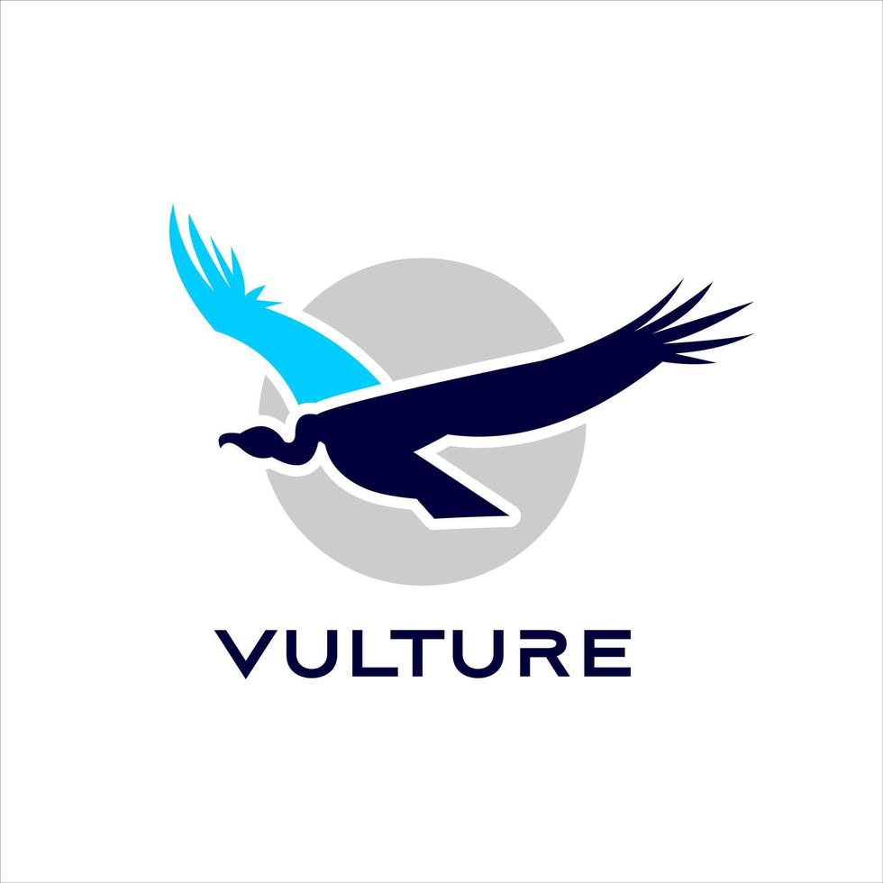 vautour logo oiseau volant animal vecteur