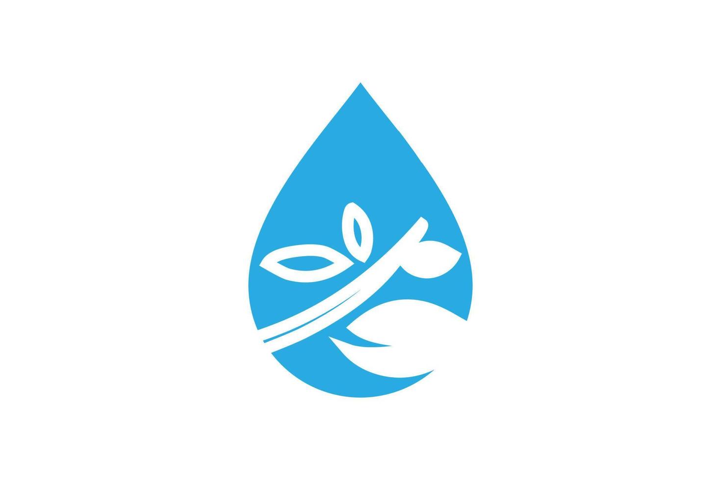 icône de l'eau naturelle. signe de goutte d'eau. éléments d'illustration vectorielle vecteur
