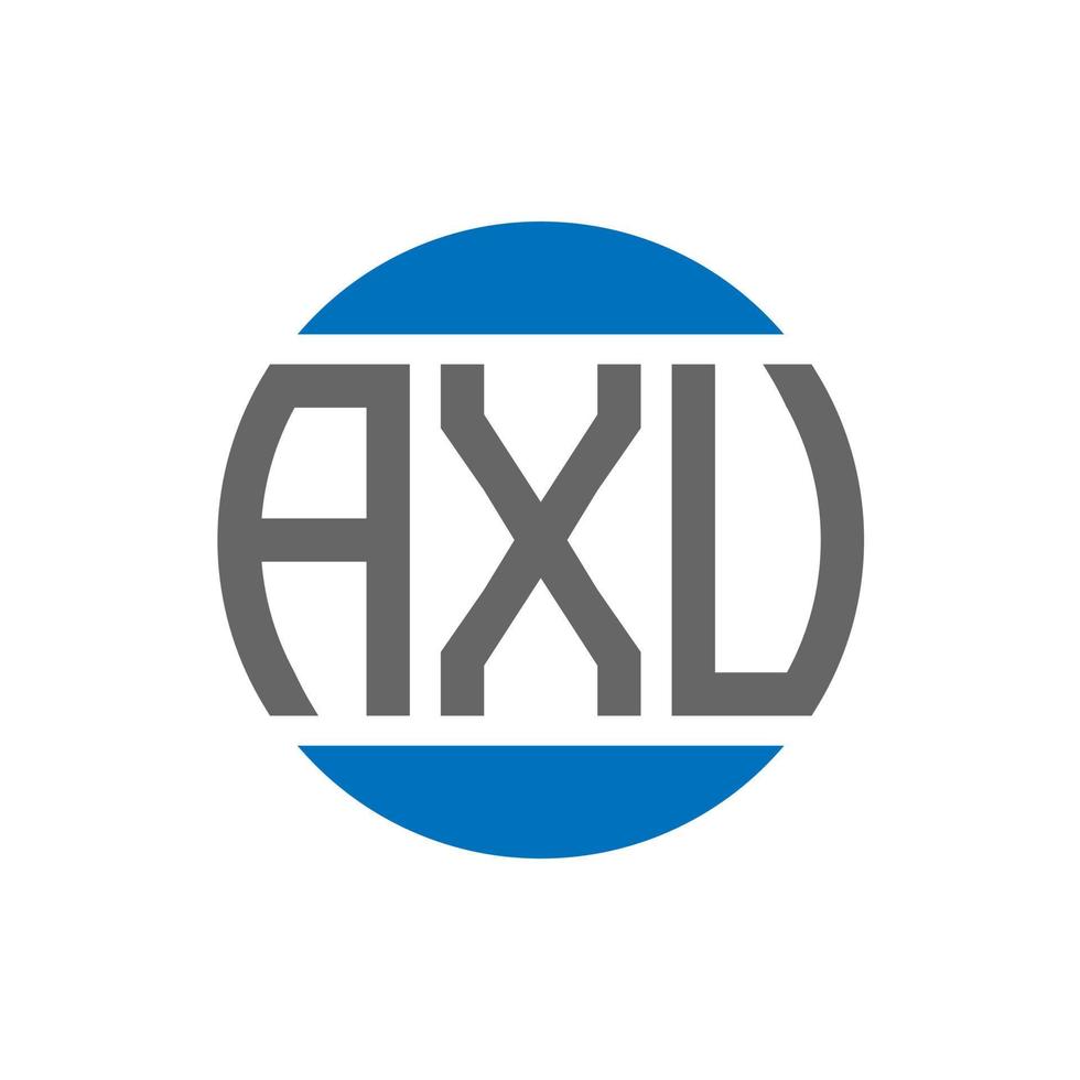 création de logo de lettre axv sur fond blanc. concept de logo de cercle d'initiales créatives axv. conception de lettre axv. vecteur