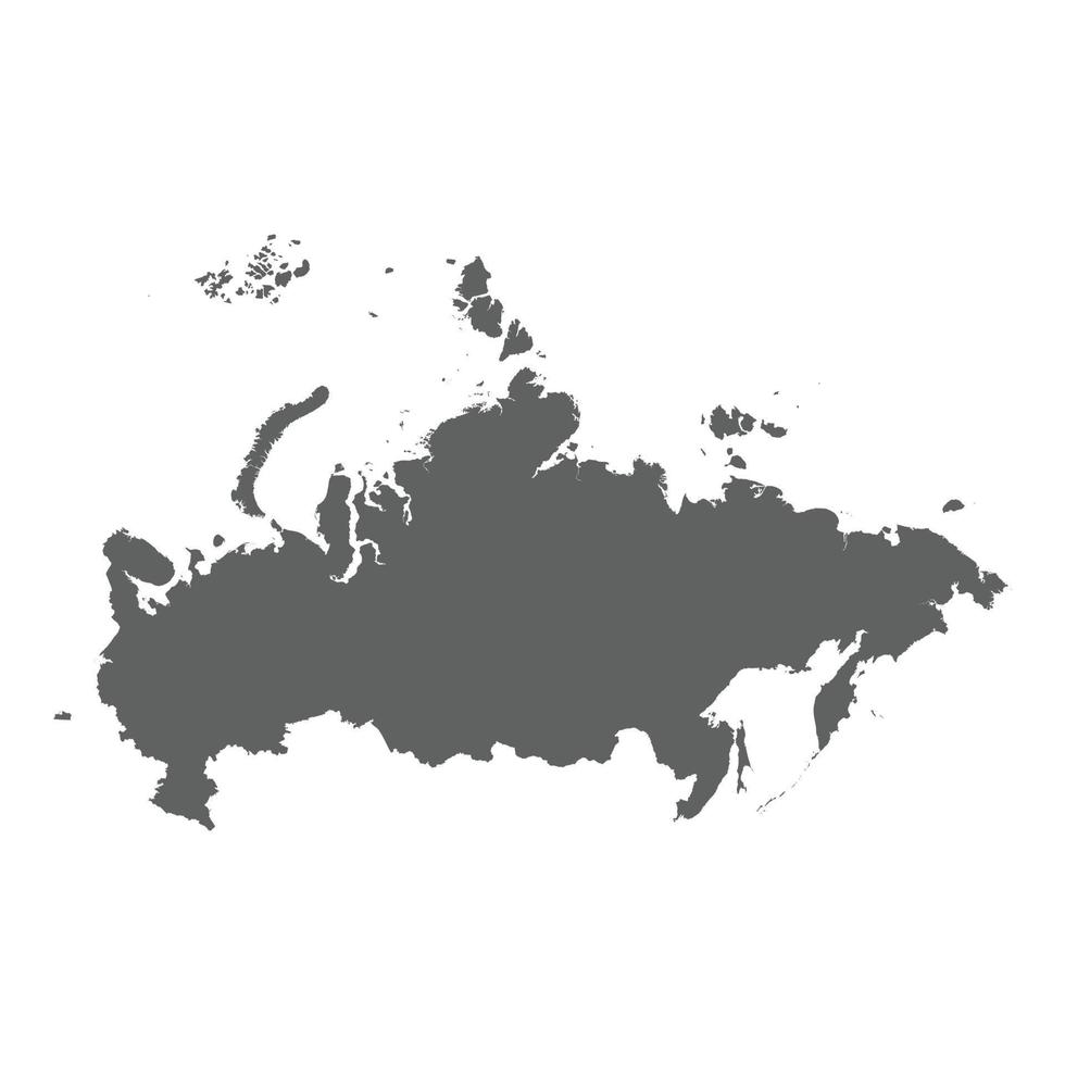 carte de la russie vecteur