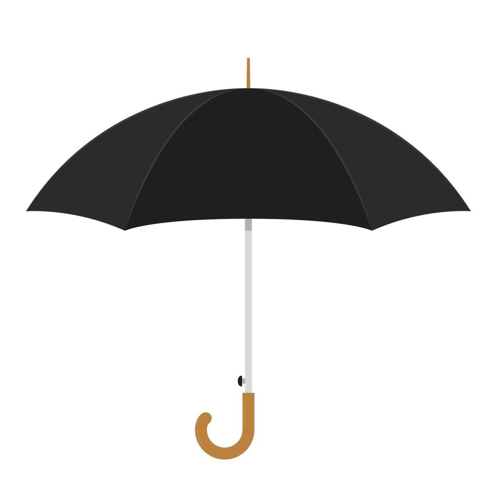 vecteur de parapluie. parapluie sur fond blanc. symbole.