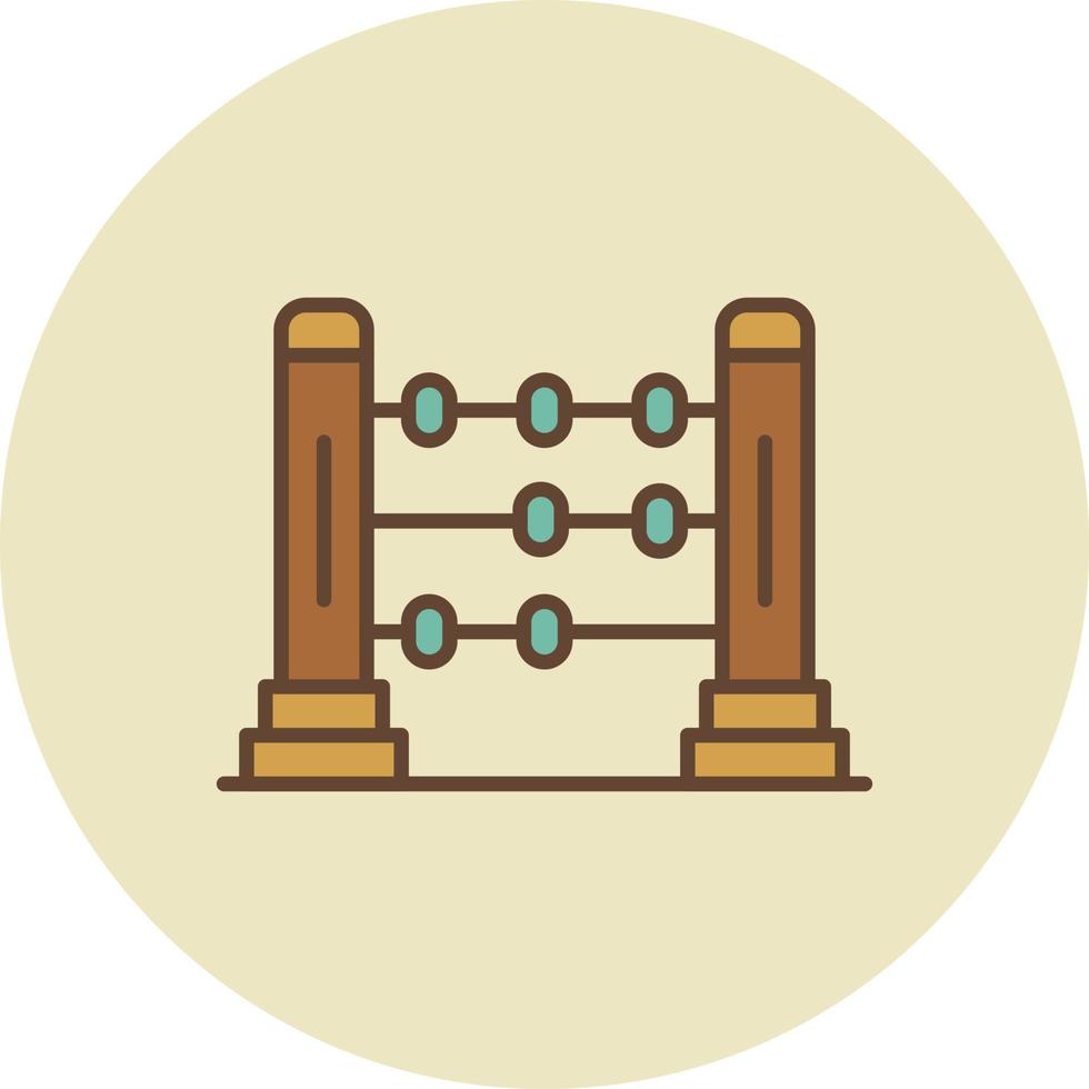 conception d'icône créative abaque vecteur