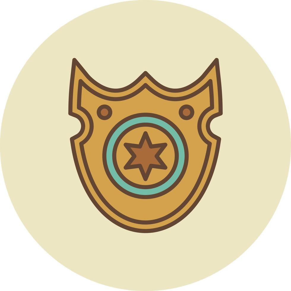 conception d'icône créative de badge vecteur