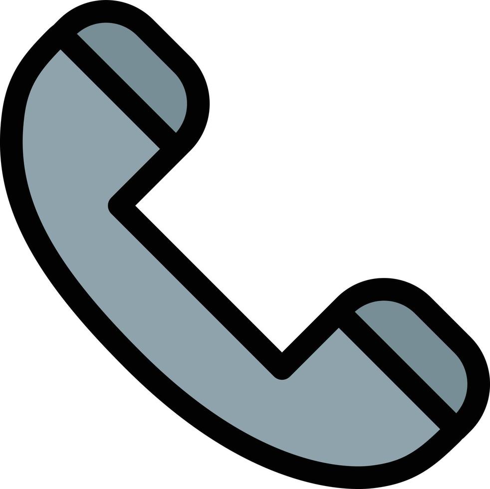 appel contact téléphone téléphone plat couleur icône vecteur icône modèle de bannière