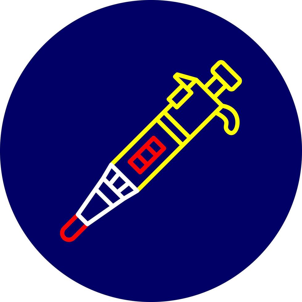 conception d'icône créative de pipette vecteur