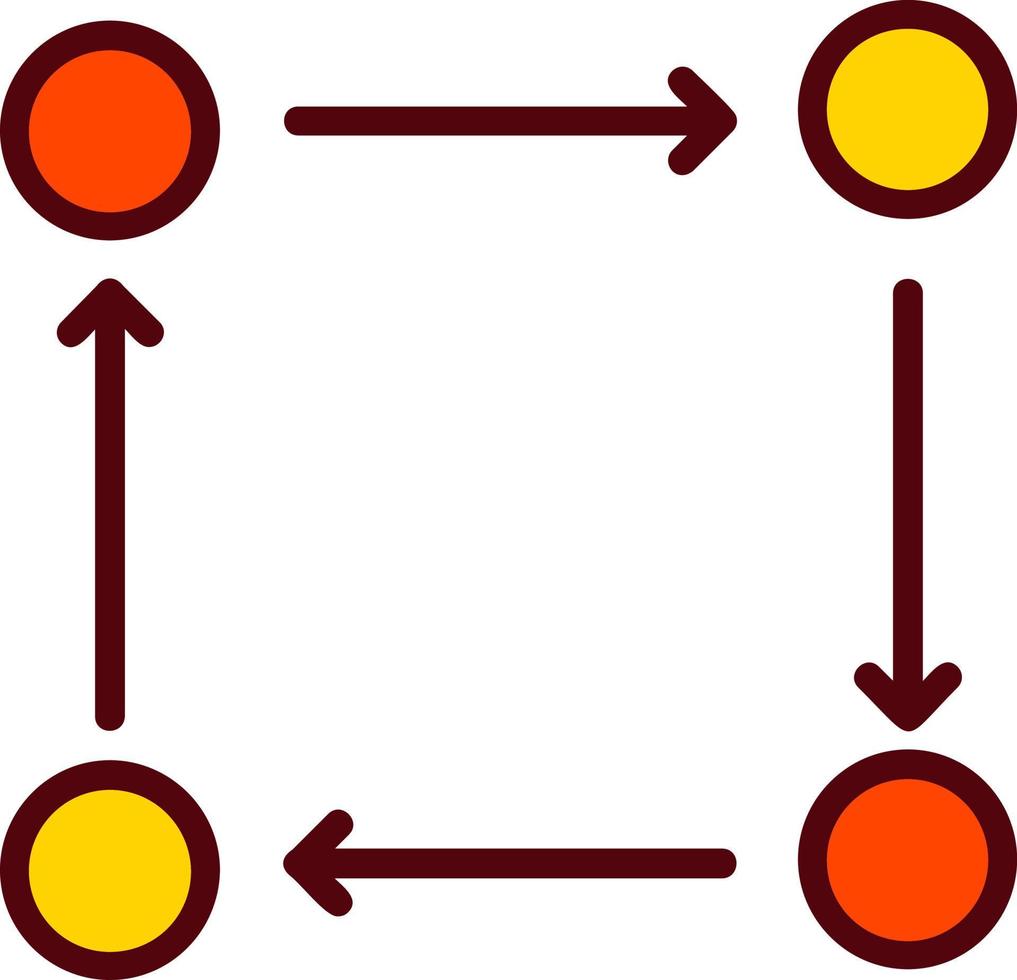 icône de vecteur de cycle d'adaptation