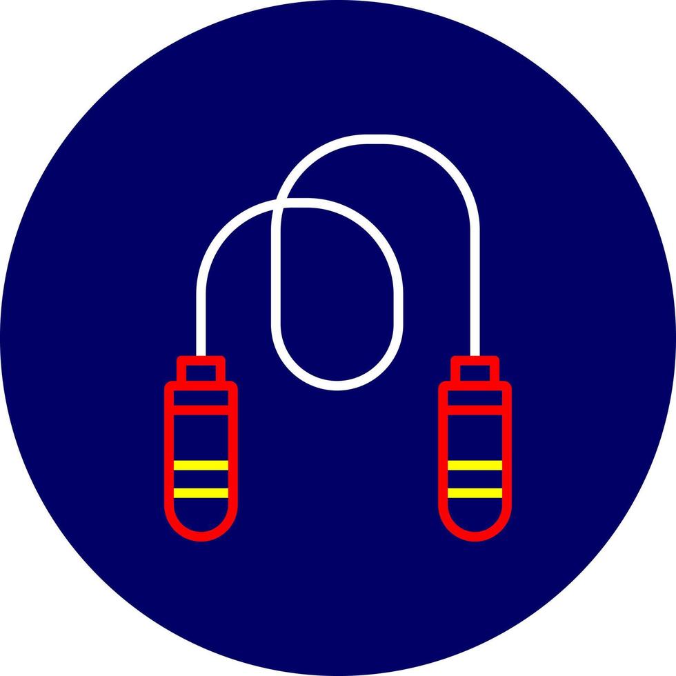 conception d'icône créative corde à sauter vecteur