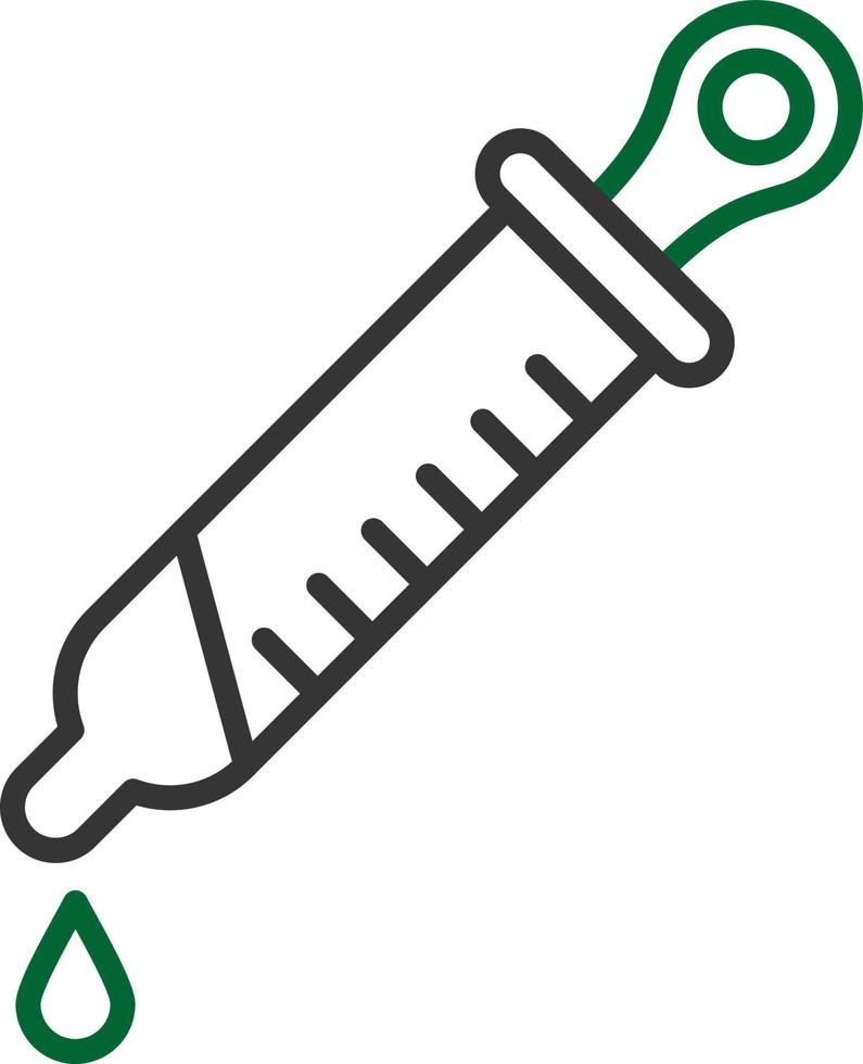 conception d'icône créative compte-gouttes vecteur