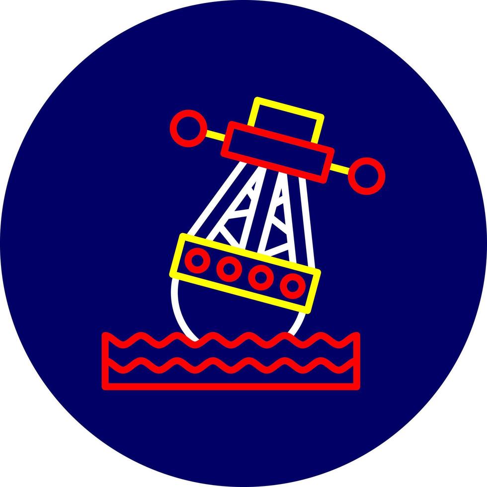 conception d'icône créative bouée vecteur