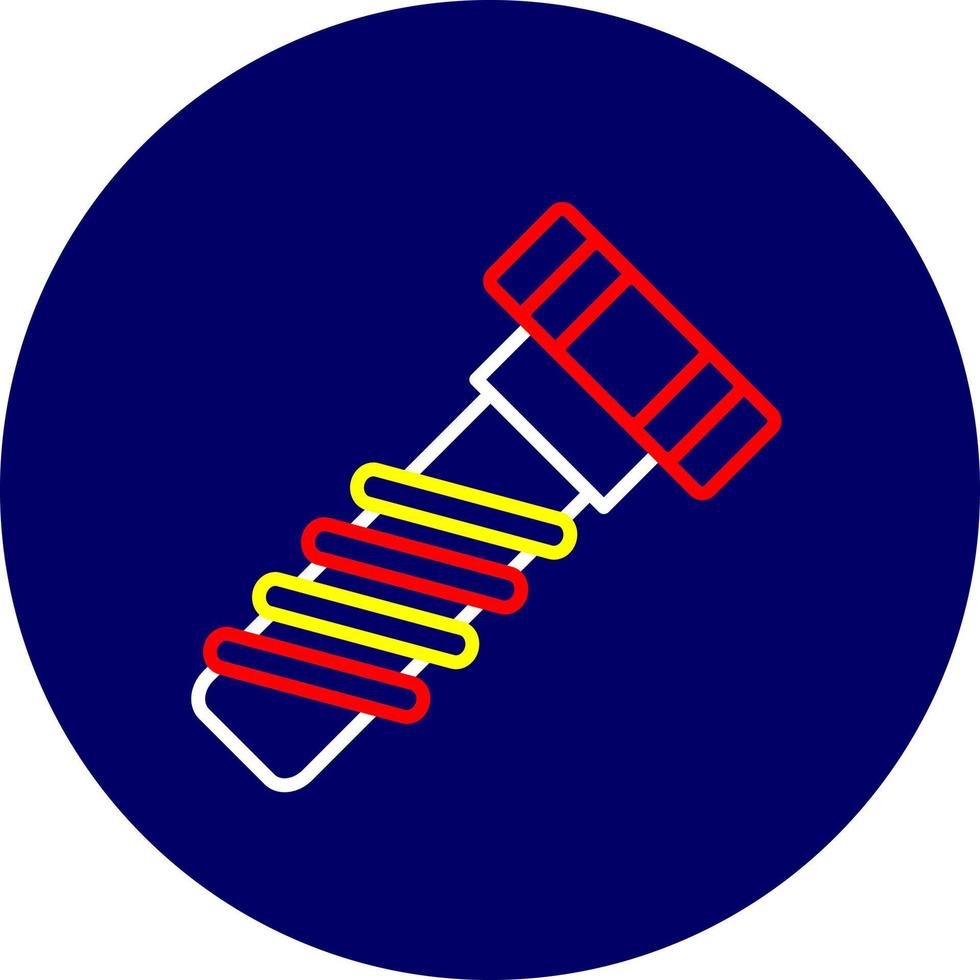 conception d'icône créative de boulon vecteur