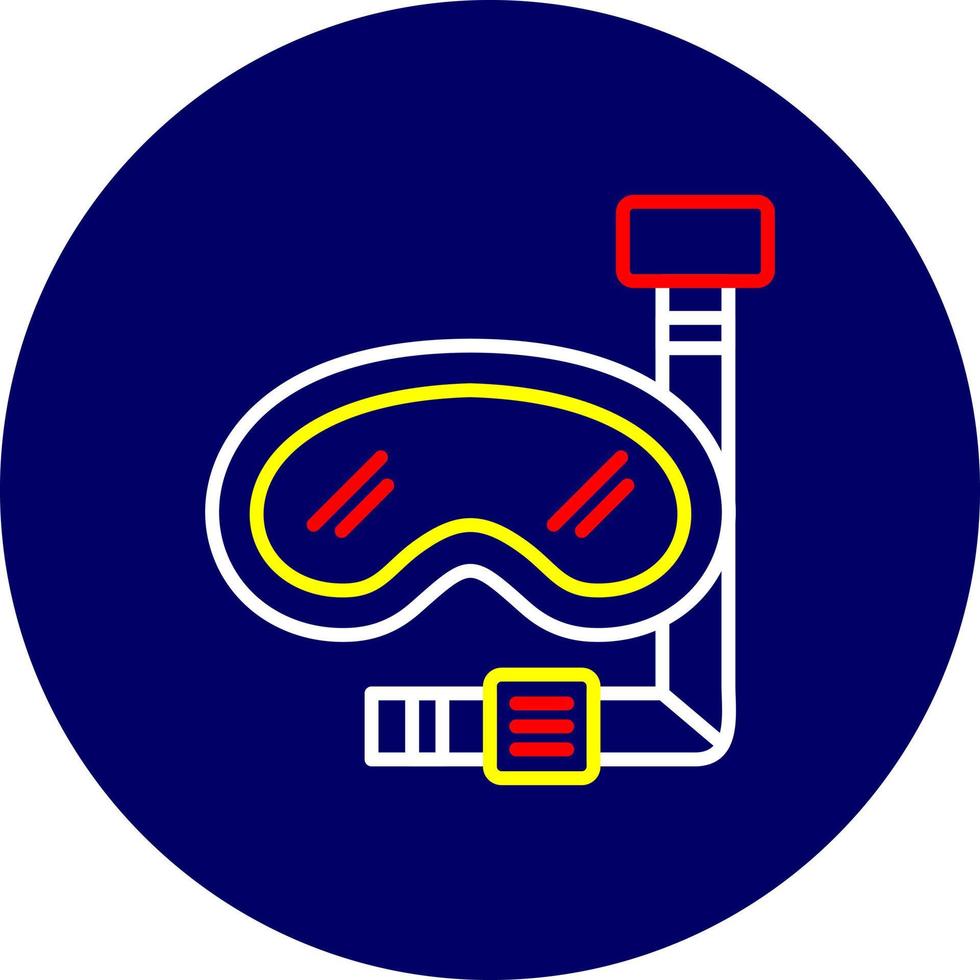 conception d'icône créative de plongée sous-marine vecteur