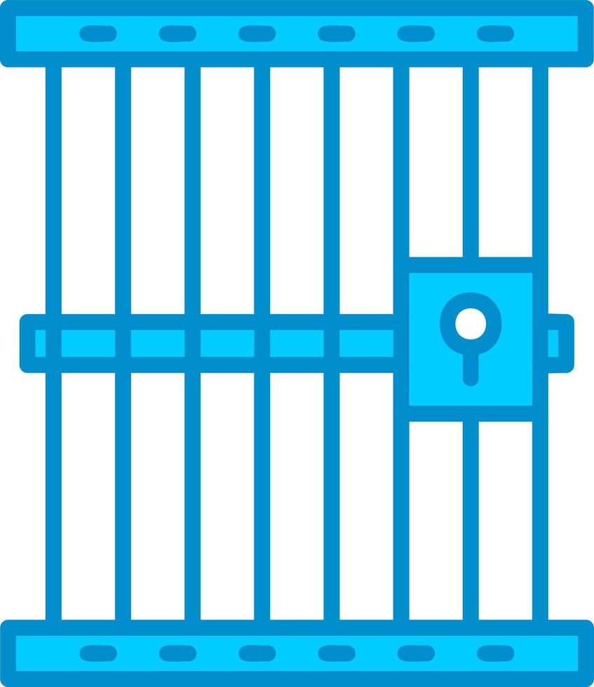 conception d'icône créative de prison vecteur