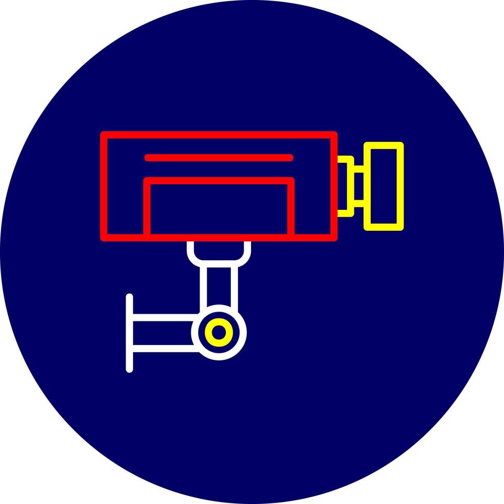 conception d'icône créative caméra cctv vecteur