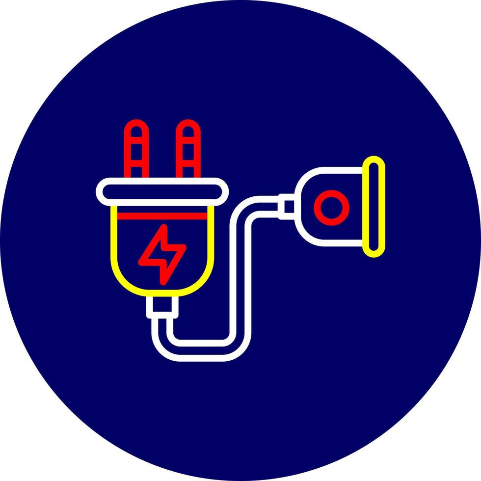 conception d'icône créative de rallonge vecteur