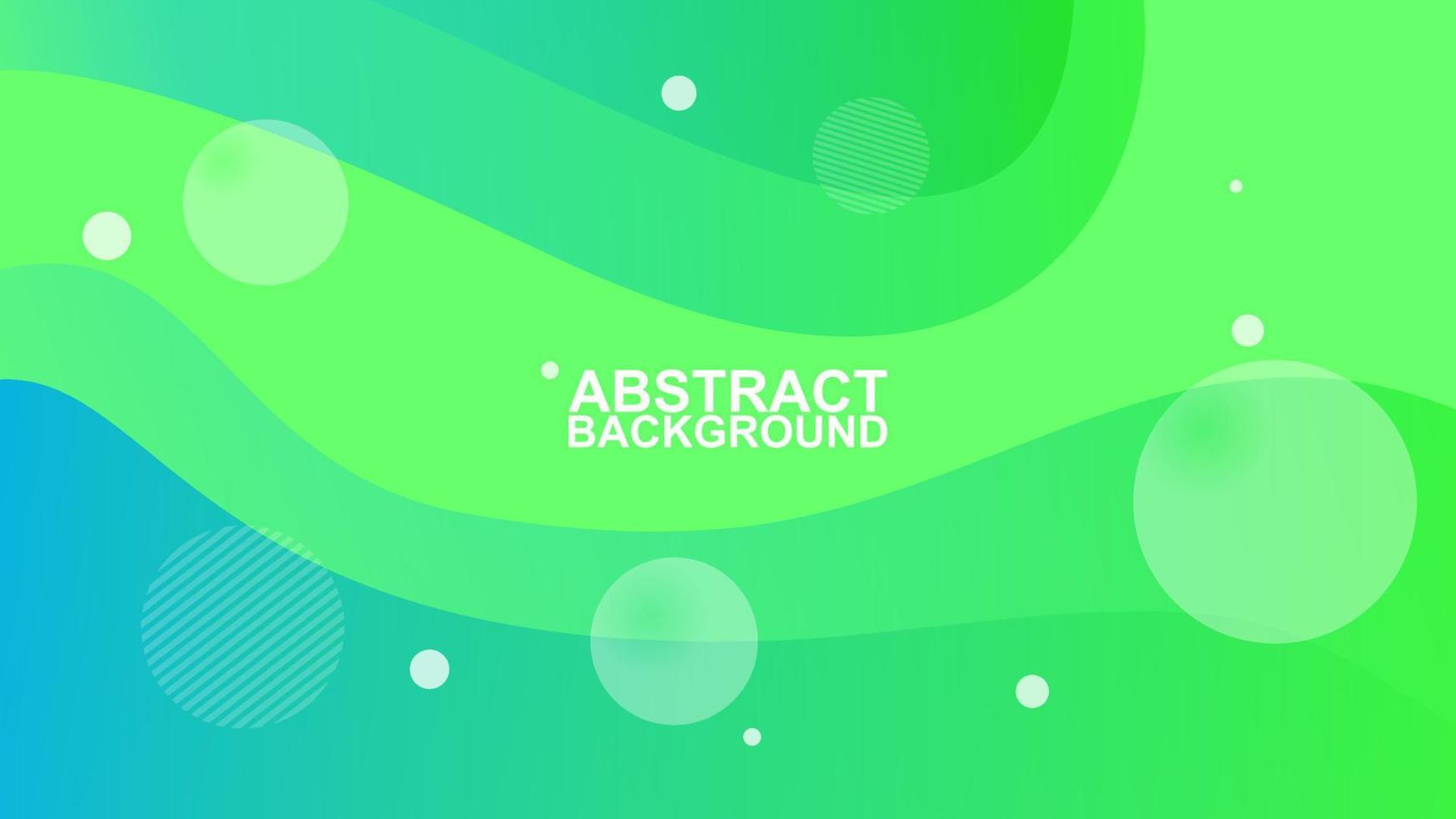 abstrait bleu vert ondulé tendance moderne avec fond cirlce illustration vectorielle eps10.eps vecteur