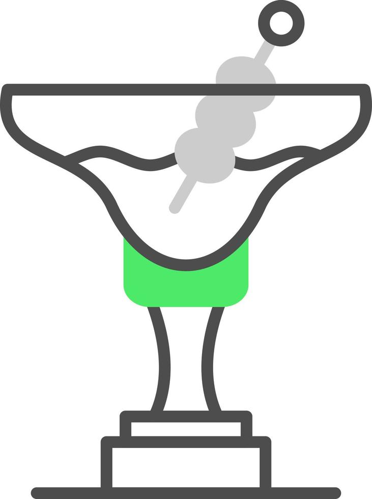 conception d'icône créative martini vecteur