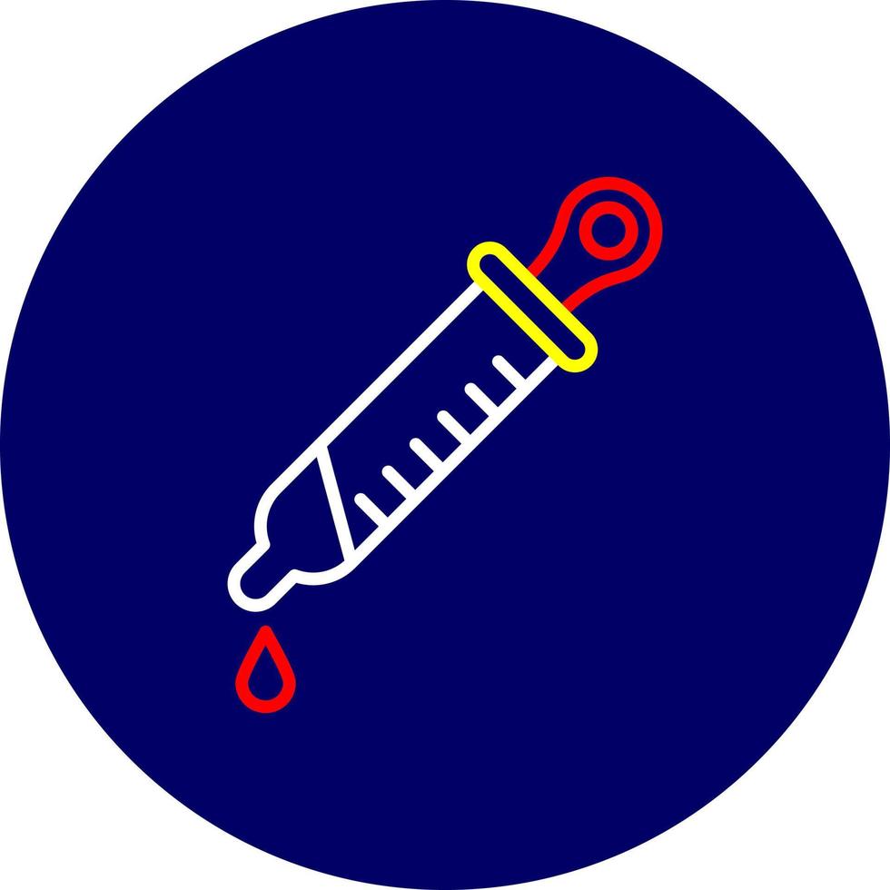 conception d'icône créative compte-gouttes vecteur