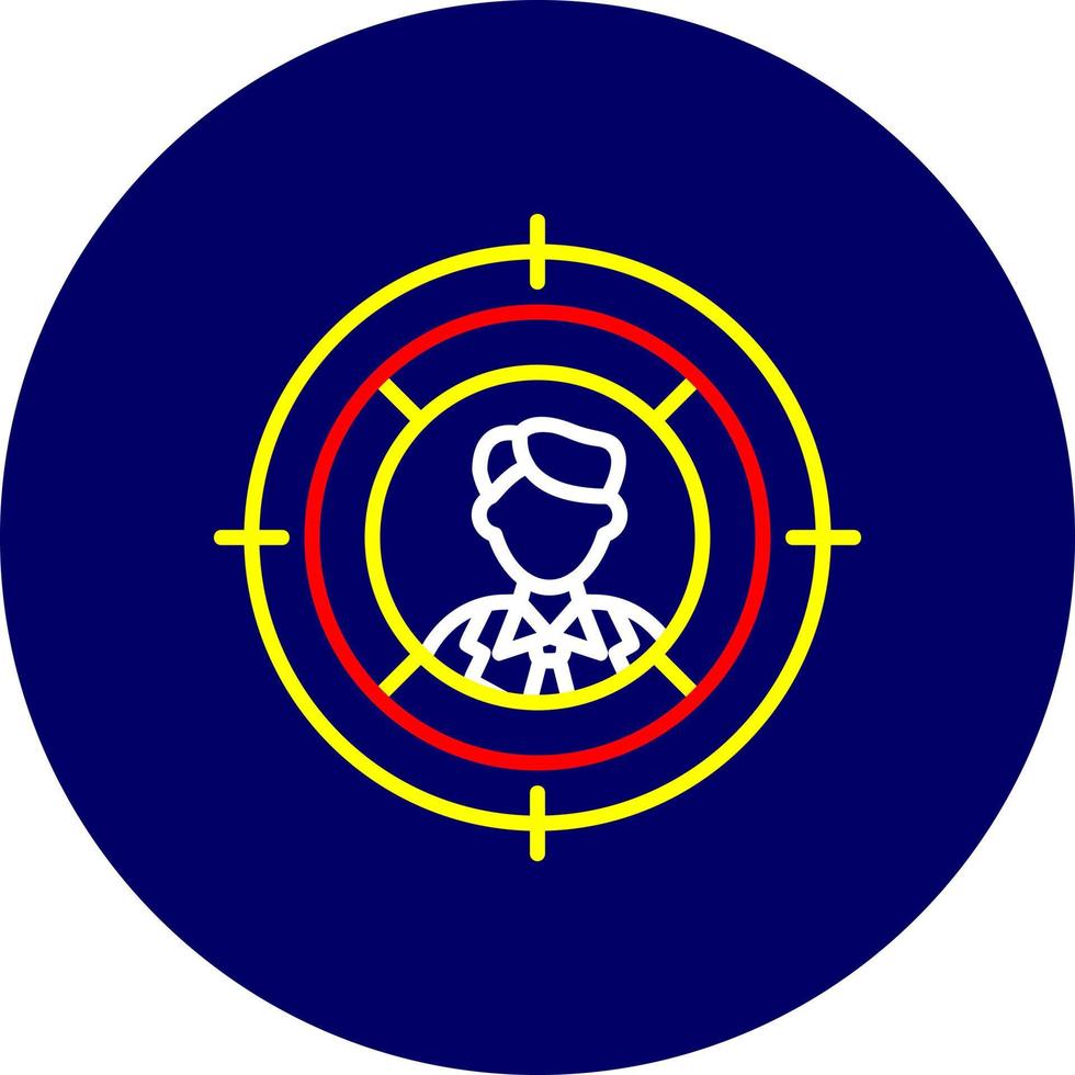 conception d'icône créative de segmentation vecteur