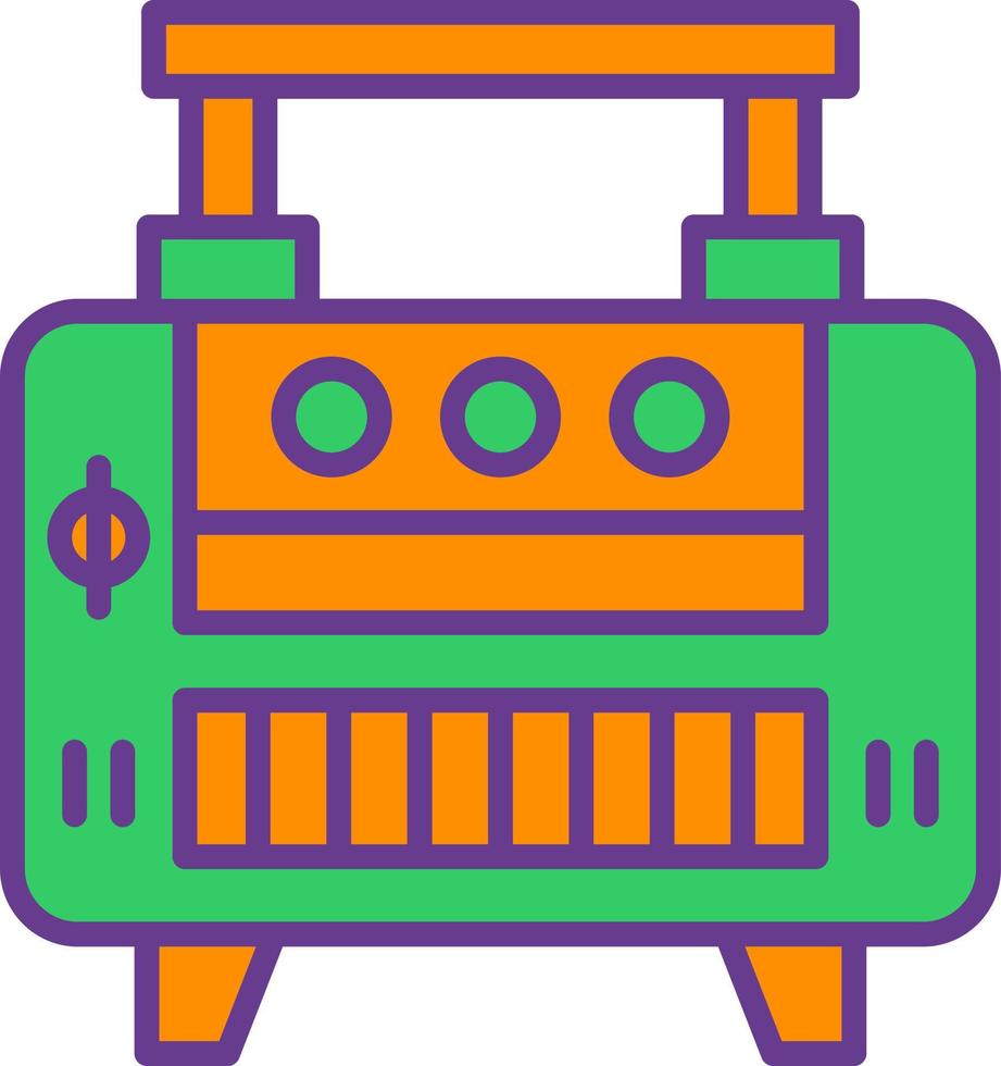 conception d'icône créative de machine vecteur