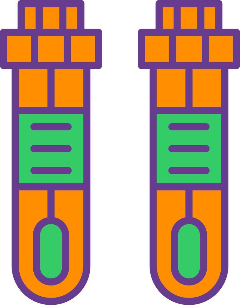 conception d'icône créative de test sanguin vecteur