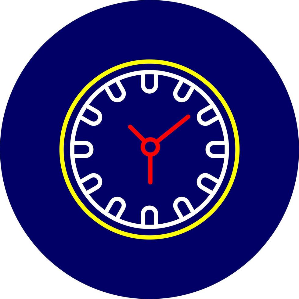 conception d'icône créative d'horloge vecteur