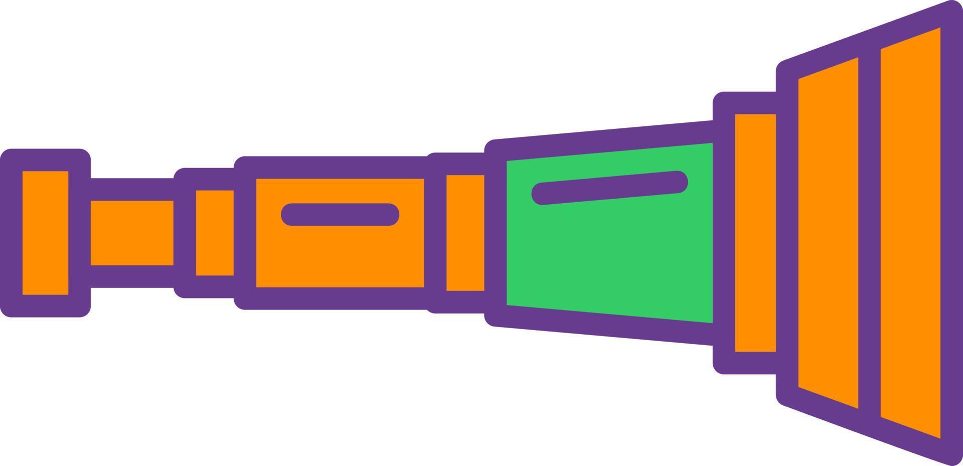 conception d'icône créative spyglass vecteur