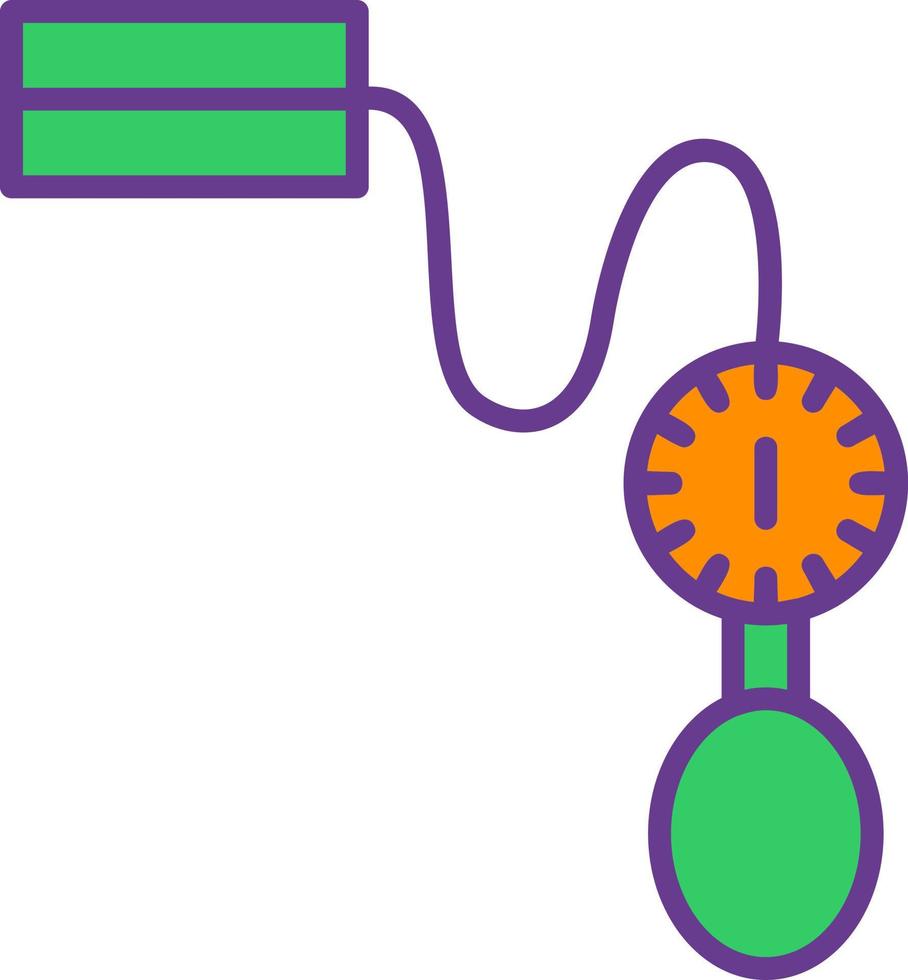 conception d'icône créative tensiomètre vecteur